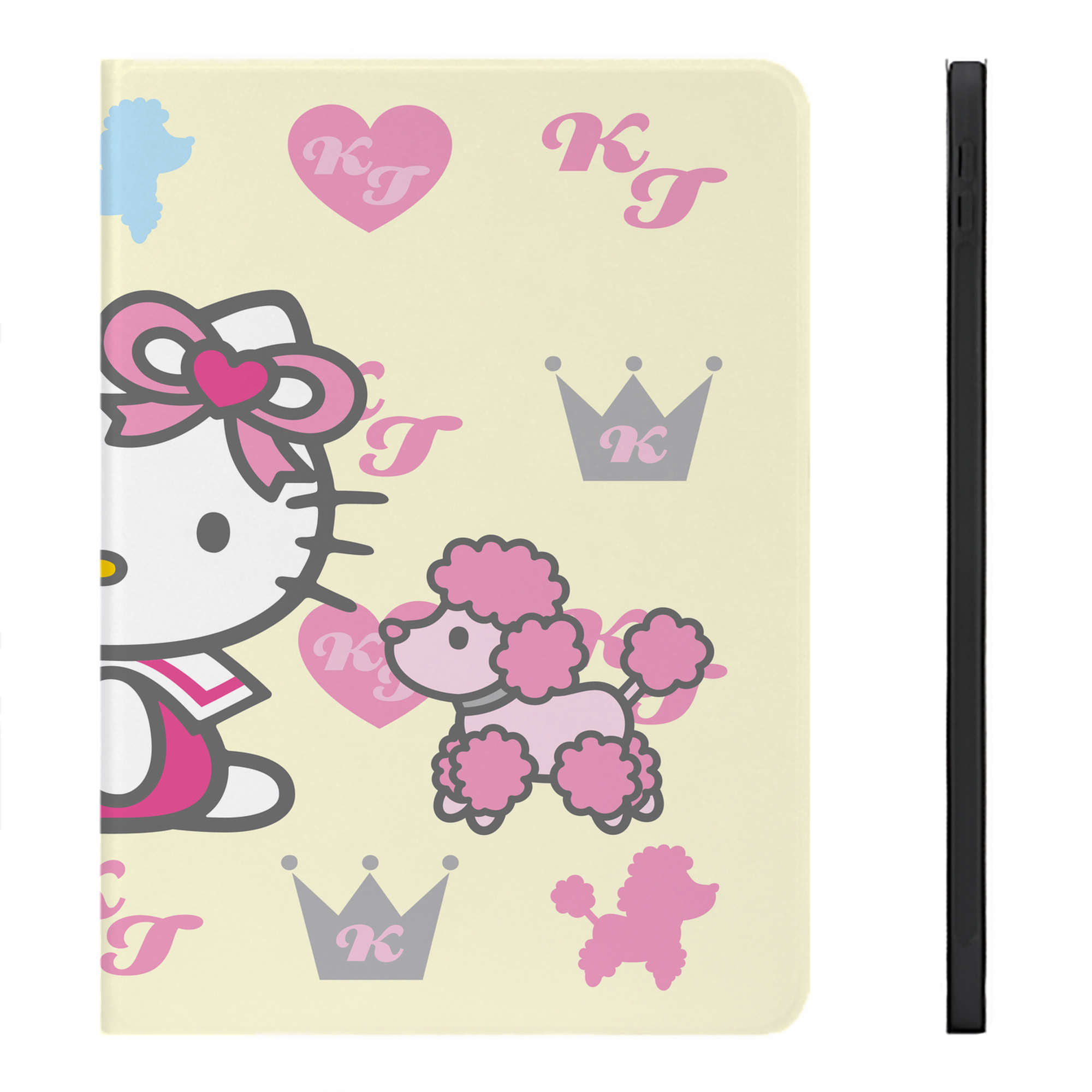 （画像用） Hello Kitty ハローキティ IPadケース ペンホルダー付き ブックスタイルデザイン